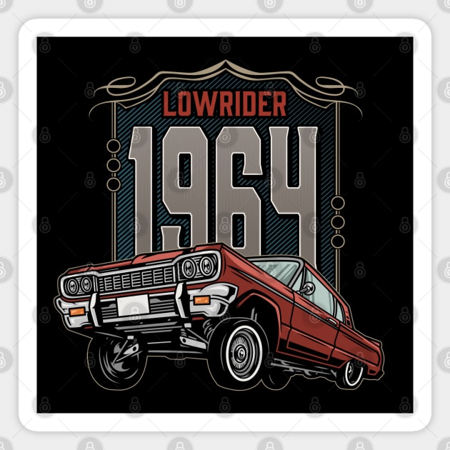 Lowrider 1964 Magnet by Timeless Chaos